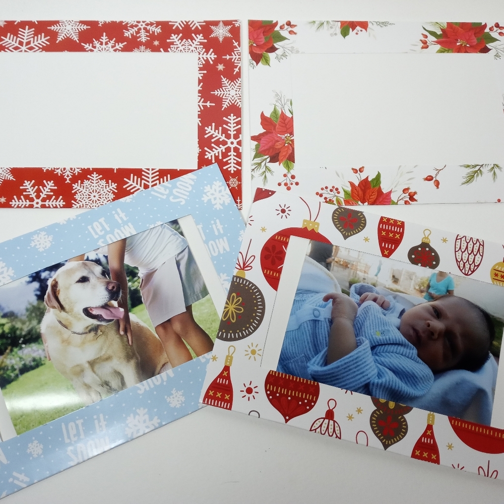 48 Christmas Photo Sleeves Greetings Cards. Christmas Greeting Cards.